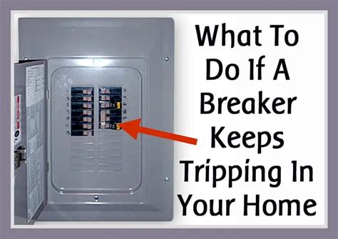 why does my electric box keep tripping|when a breaker keeps tripping.